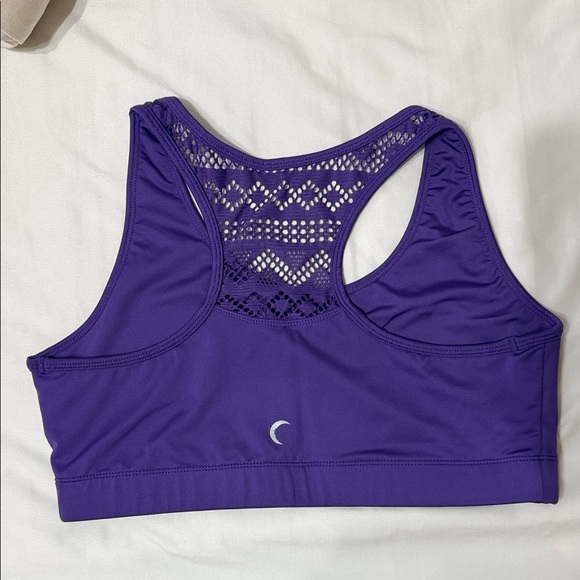 Zyia Purple Women's Bomber Sports Bra - Picture 2 of 2